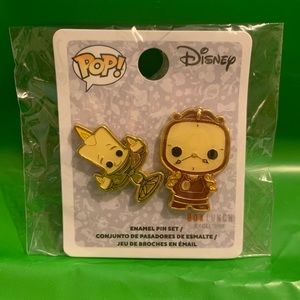 COPY - Disney funko pop lumiere cog pin set